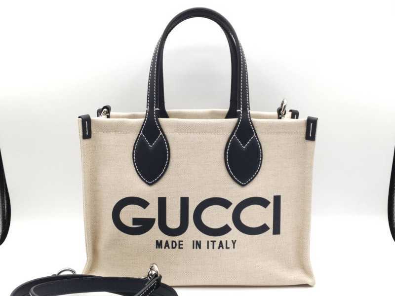 グッチ買取 プリントミニトートバッグ 772144